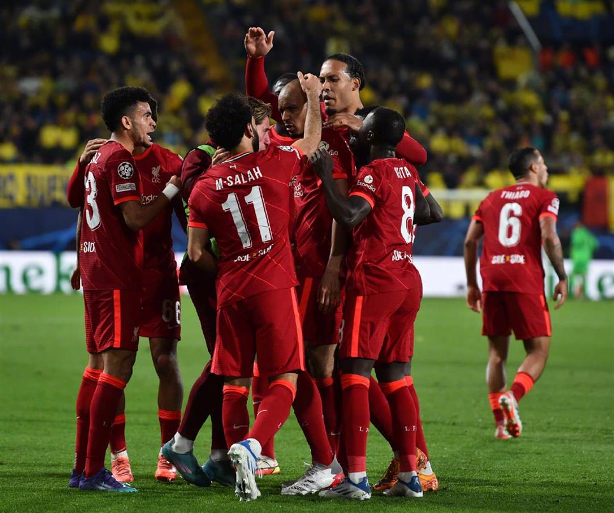 利物浦客场横扫对手，晋级欧冠四强阶段